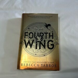 Fourth Wing by Rebecca Yarros Hardcover Book